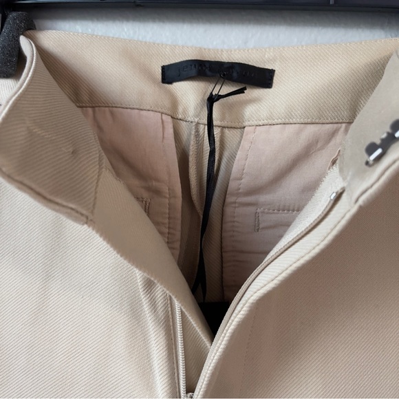 Jenni Kayne 4 Khaki High Waist Wide Leg Trouser Pant NWT Neutral Minimal - Picture 5 of 15